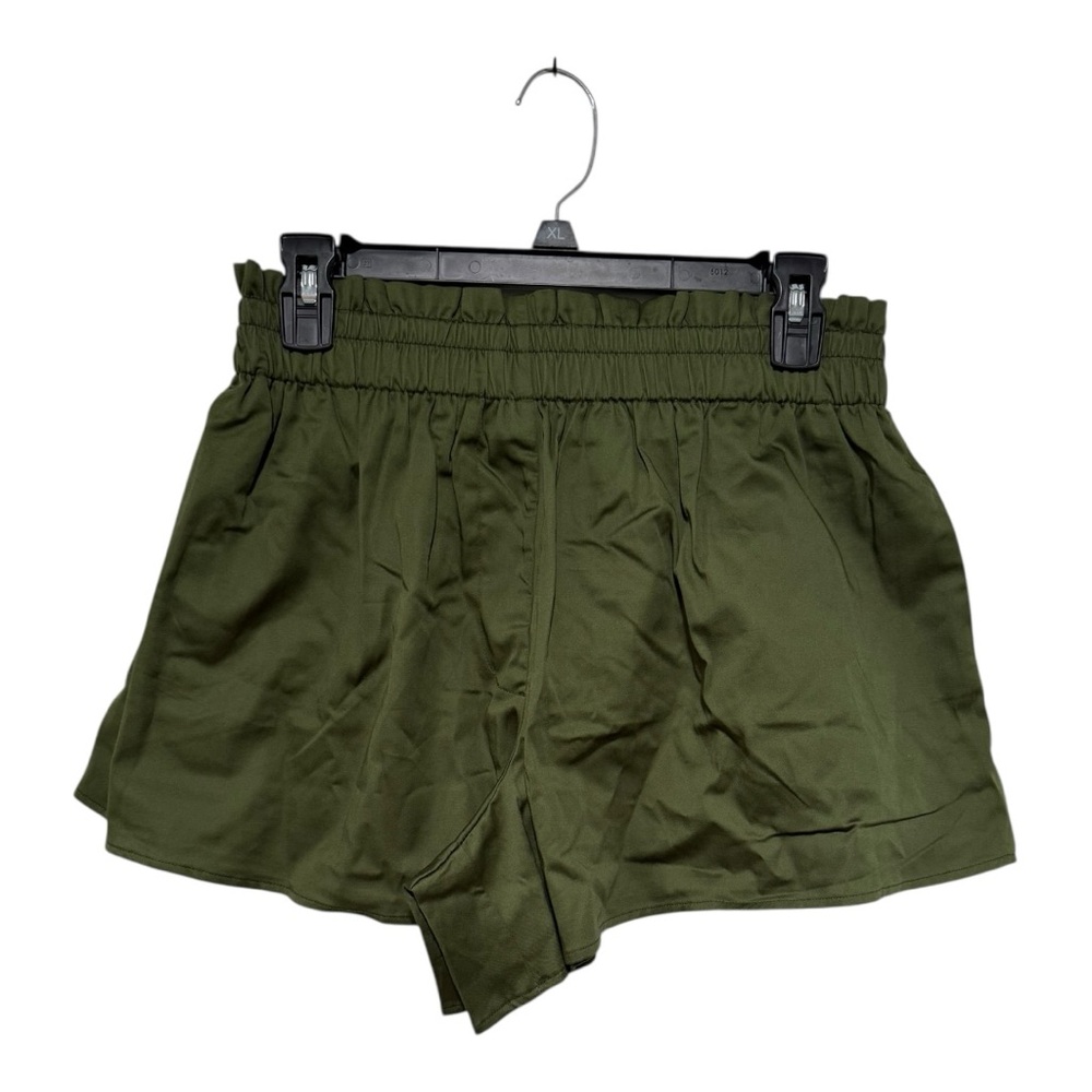 Shirred Flare Shorts